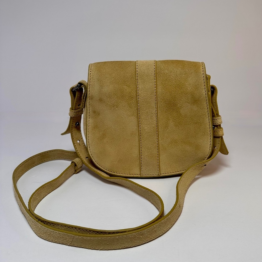 "Only" brand Suede Crossbody Purse | Adjustable Strap